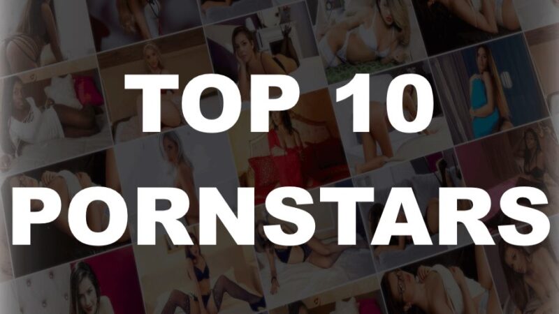 Top 10 kvindelige og mandlige pornostjerner