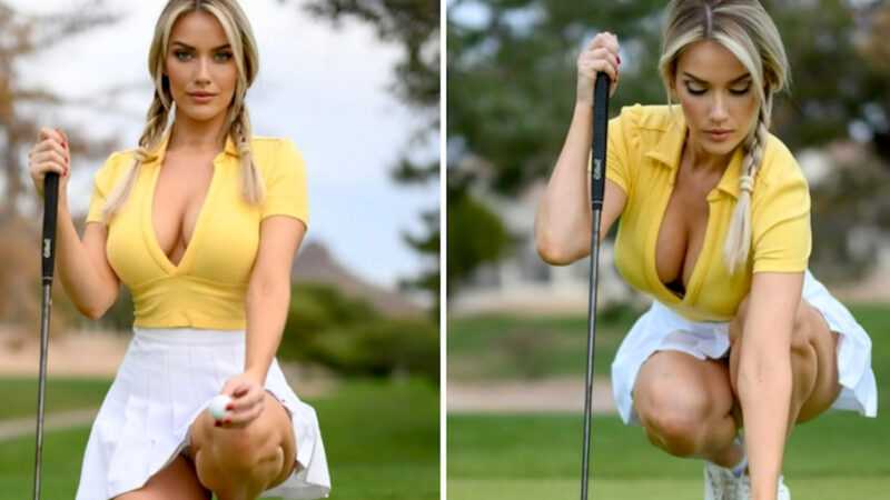 Nøgenfotos af professionel golfspiller (fotos/video)