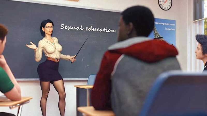 Lærerinde giver skoledrenge seksualundervisning (NSFW)