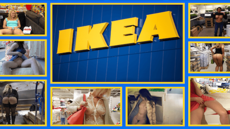 IKEA udsat for sexschikane! Piger blotter sig i bolighuset
