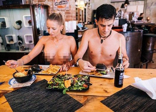 naked-restaurant Venus Festival