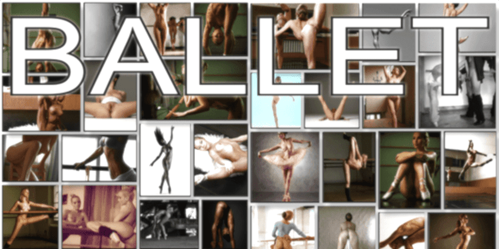 Billeder af ballet piger der danser nøgen