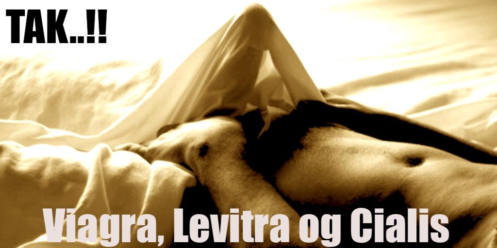 Behandling mod erektionsproblemer online (Viagra, Levitra og Cialis)