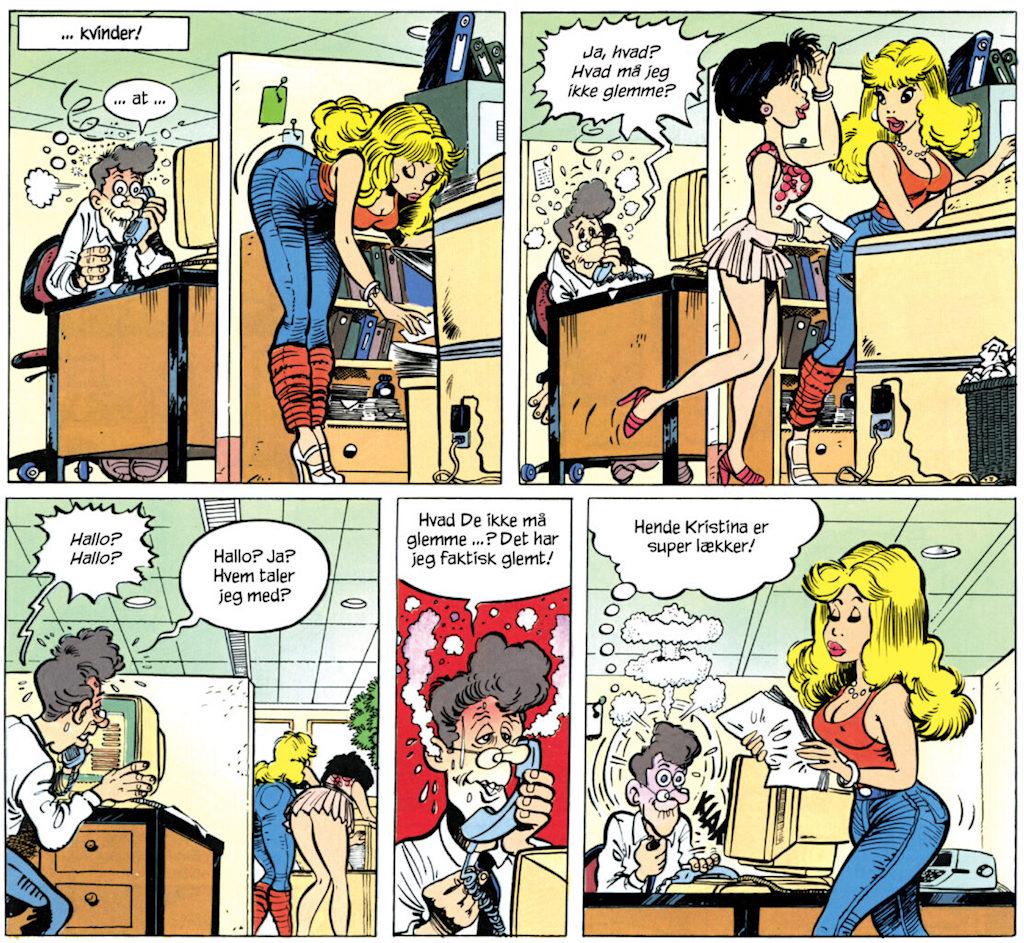 High-Heels-tegneserie sexfigur sexfantasier Sexnyheder, sexhistorier og sexfilm til det danske folk siden 1999