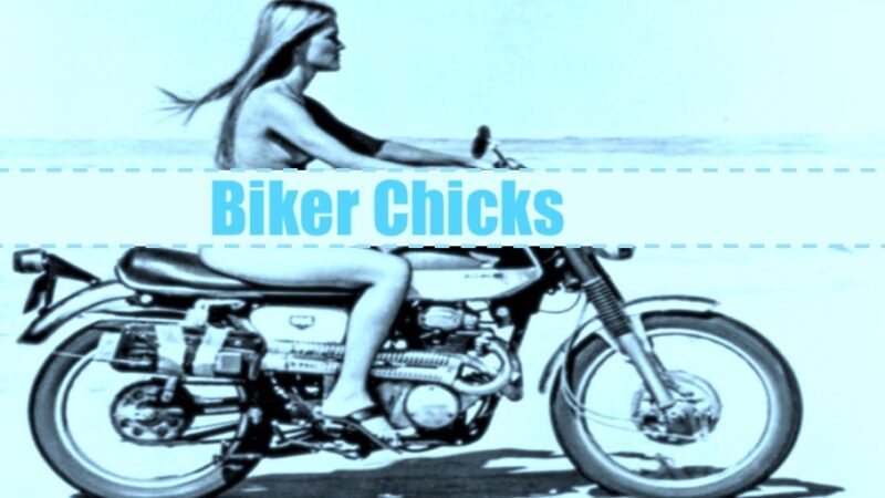 Bikerbitches smider tøjet og kører nøgen gennem byen