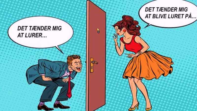 Er du til voyeur? mød ekshibitionisten til gensidig leg