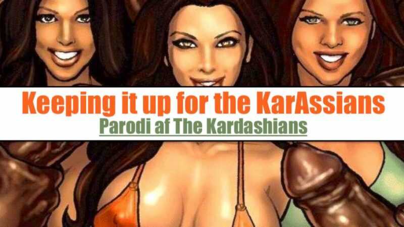 The Kardashians nøgen, sex og porno! (parodi tegneserie)
