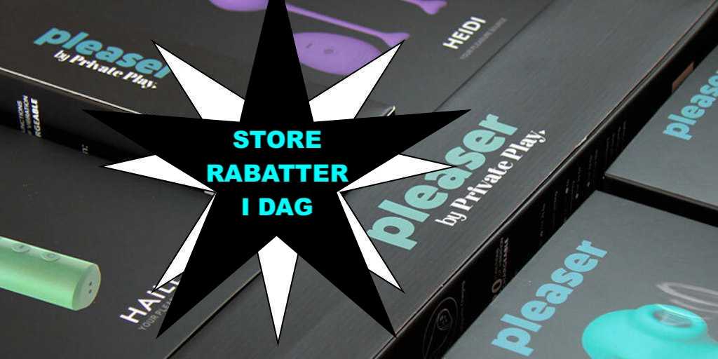 Stor rabat på det frækkeste sexlegetøj fra “Pleaser”