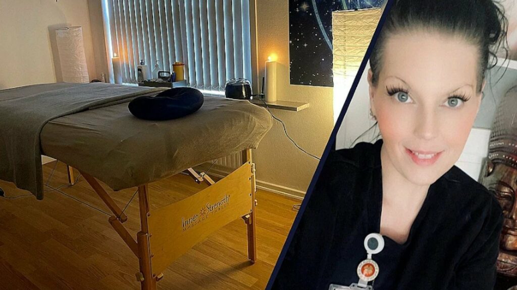 Bodysound massage af mænds pung kugler nosser