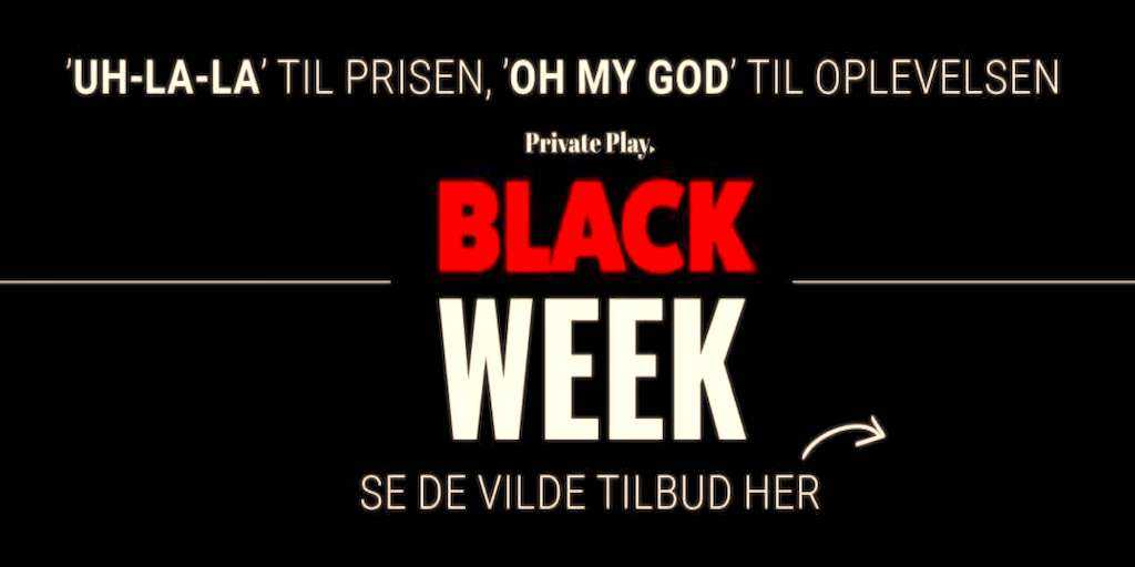 Black Friday Udsalg! 🖤 Køb dine julegaver nu – 60% Rabat!