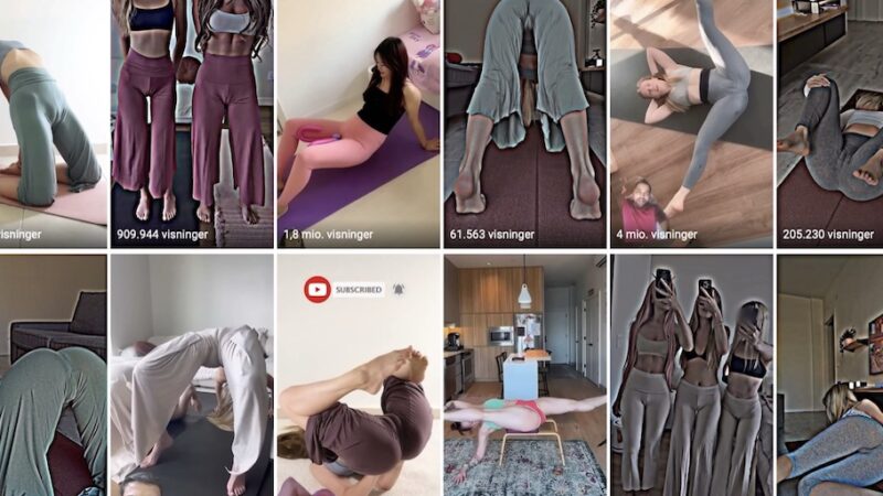 Yoga trend går viralt på sociale medier (Namaste)