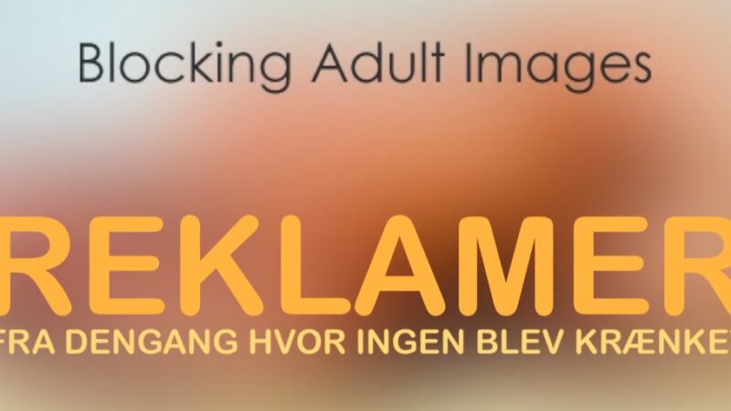 Tv-reklamer der ikke vil blive vist i dag (Metoo/krænket)