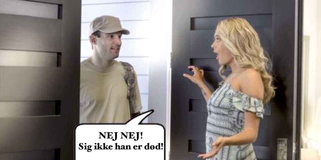 Ny soldaterpik i enkes fisse – hans sidste ønske!
