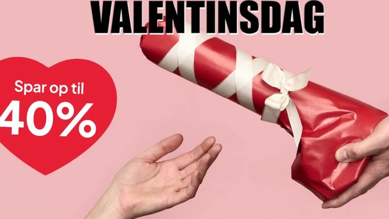 Top 10 Valentinsgaver – Spar op til 40%