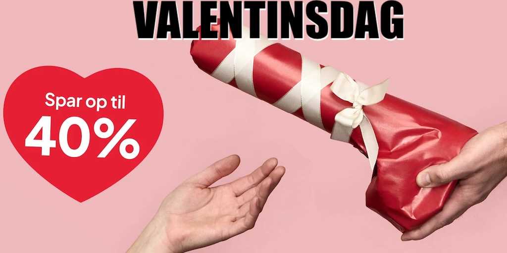 Top 10 Valentinsgaver – Spar op til 40%
