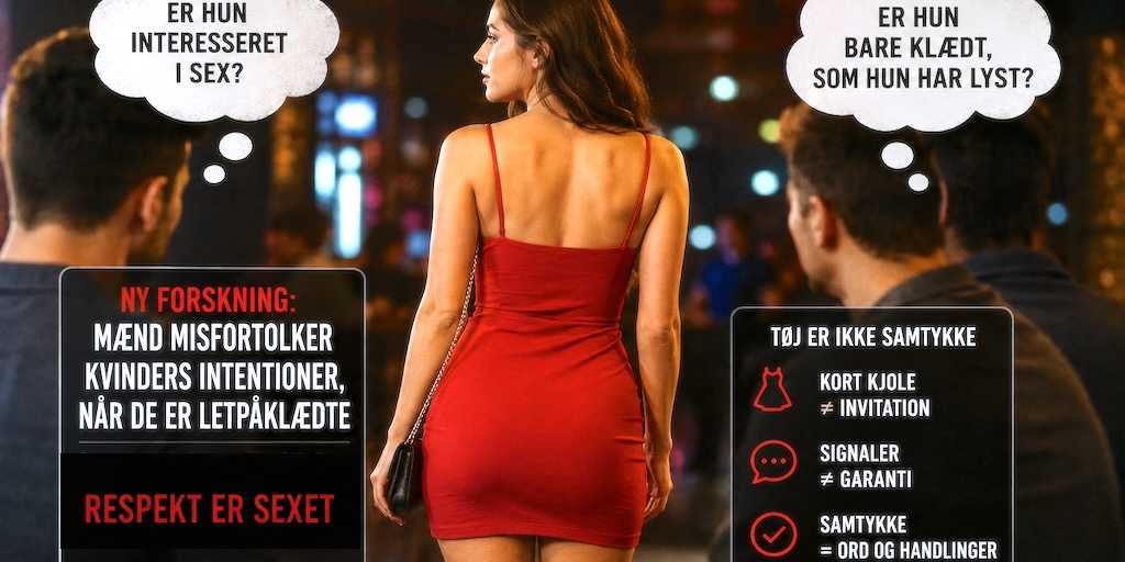 Ny forskning: Mænd misforstår flirt/invitation/sex